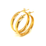 Argollas en oro amarillo 18k