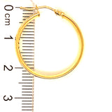 Argollas en oro amarillo 18k