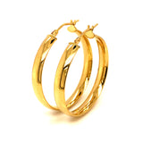 Argollas en oro amarillo 18k
