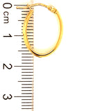 Argollas en oro amarillo 18k