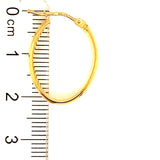 Argollas en oro amarillo 18k