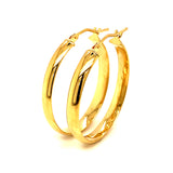 Argollas en oro amarillo 18k