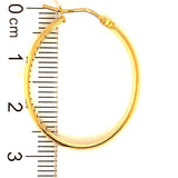 Argollas en oro amarillo 18k