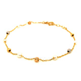 Pulsera en oro 3 Tonos 18kt.