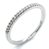 (MIA) Set de anillos con diamantes en oro blanco 18k