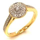 (MIA) Set de anillos con diamantes 18kt.