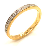 (MIA) Set de anillos con diamantes 18kt.