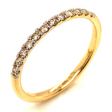 (MIA) Set de anillos con diamantes 18kt.