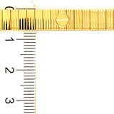 Pulsera estilo cartier en oro amarillo 10kt. 19cm