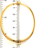 Caña (estilo cartier M) en oro amarillo 10kt.