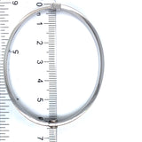 Caña (estilo cartier M) en oro blanco 10kt.