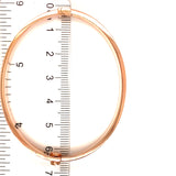 Caña (estilo cartier M) en oro rosado 10kt.