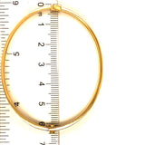 Caña (estilo cartier M) en oro amarillo 10kt.