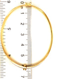 Caña (estilo cartier S) en oro amarillo 10kt.