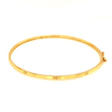 Caña (estilo cartier) en oro amarillo 10k