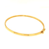 Caña (estilo cartier) en oro amarillo 10k