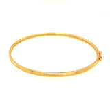 Caña (estilo cartier) en oro amarillo 10k