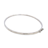 Caña (estilo cartier) en oro blanco 10k