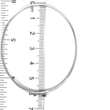 Caña (estilo cartier) en oro blanco 10k