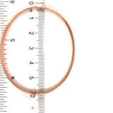 Caña (estilo cartier M) en oro rosado 10kt.