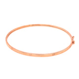 Caña (estilo cartier) en oro rosado 10k