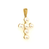 Dije (cruz) en oro amarillo 10kt.