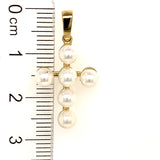 Dije (cruz) en oro amarillo 10kt.