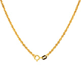 Cadena (cordón) hueca en oro amarillo 10kt. 50cm