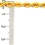 Pulsera cordón en oro amarillo 10kt. 21cm