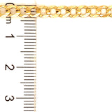 Cadena (gourmet) 60cm en oro amarillo 18kt.