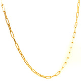 Cadena (clip) 60cm en oro amarillo 18kt.