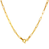 Cadena (clip) 60cm en oro amarillo 18kt.