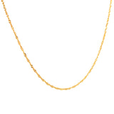 Cadena (Singapur) 45cm en oro amarillo 18kt.