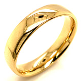 Banda comfort light 5mm en oro amarillo 18kt.