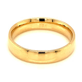 Banda comfort light 5mm en oro amarillo 18kt.
