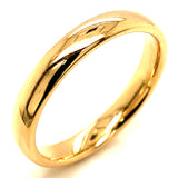 Banda comfort light 3mm en oro amarillo 18kt.