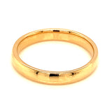 Banda comfort light 3mm en oro amarillo 18kt.