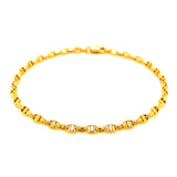 Pulsera (gucci) en oro amarillo 18k. 19CM