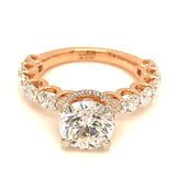 (LD) Anillo con diamantes de laboratorio en oro amarillo 14kt. D-3.87Cts.