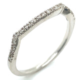 (MIA) Set de anillos con diamantes en oro blanco 18kt. D-0.75Cts.