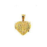 Relicario (corazón) en oro amarillo 10kt.