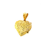 Relicario (corazón) en oro amarillo 10kt.