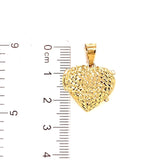 Relicario (corazón) en oro amarillo 10kt.