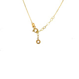 Collar (cruz) en oro amarillo 10kt. 42/45cm