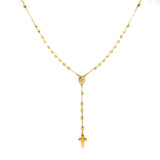 Rosario en oro amarillo 10kt. 45cm
