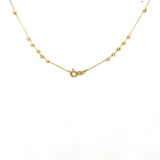 Rosario en oro amarillo 10kt. 45cm