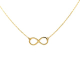 Collar (infinito) en oro amarillo 10kt. 42/45cm