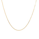 Cadena (veneciana) en oro amarillo 10k. 50cm