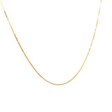 Cadena (veneciana) en oro amarillo 10k. 50cm