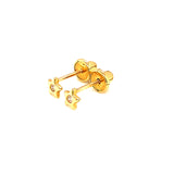 Aretes (estrellas) para bebés en oro amarillo 10kt.